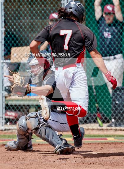 Thumbnail 2 in Valley Christian vs. Alpha Charter (CIF SJS D7 Final - Game 1) photogallery.