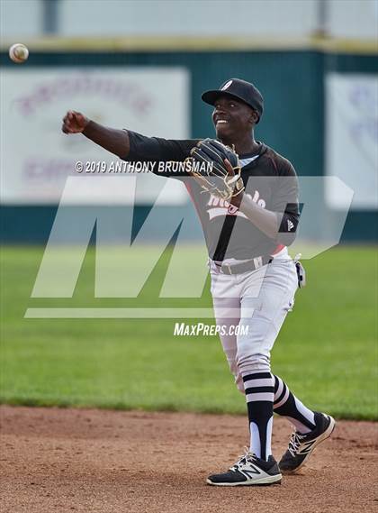 Thumbnail 3 in Valley Christian vs. Alpha Charter (CIF SJS D7 Final - Game 1) photogallery.