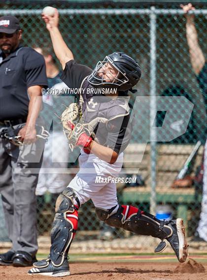 Thumbnail 3 in Valley Christian vs. Alpha Charter (CIF SJS D7 Final - Game 1) photogallery.