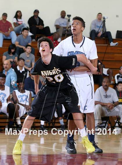 Thumbnail 3 in Compton vs. Bishop Montgomery (Fairfax State Preview) photogallery.