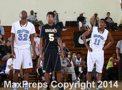 Thumbnail 3 in Compton vs. Bishop Montgomery (Fairfax State Preview) photogallery.