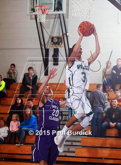 Thumbnail 2 in Archbishop Walsh vs North Clarion (Coudersport Holiday Tournament) photogallery.