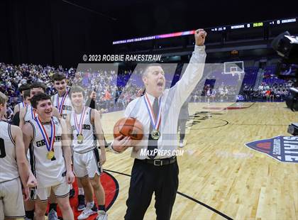 Thumbnail 2 in Graford vs. Jayton (UIL 1A Basketball State Final Medal Ceremony) photogallery.