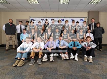 Thumbnail 1 in Graford vs. Jayton (UIL 1A Basketball State Final Medal Ceremony) photogallery.