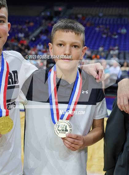 Thumbnail 3 in Graford vs. Jayton (UIL 1A Basketball State Final Medal Ceremony) photogallery.