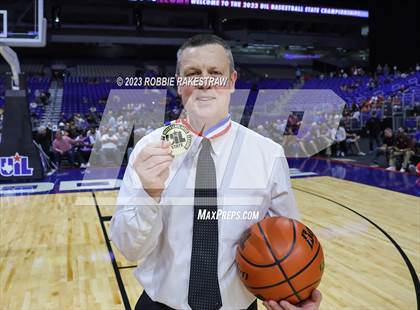 Thumbnail 1 in Graford vs. Jayton (UIL 1A Basketball State Final Medal Ceremony) photogallery.