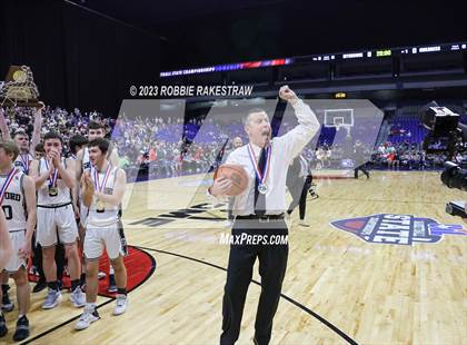 Thumbnail 1 in Graford vs. Jayton (UIL 1A Basketball State Final Medal Ceremony) photogallery.