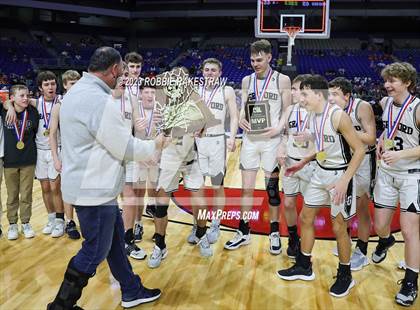 Thumbnail 1 in Graford vs. Jayton (UIL 1A Basketball State Final Medal Ceremony) photogallery.
