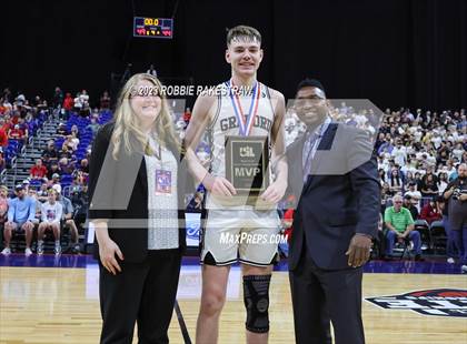 Thumbnail 1 in Graford vs. Jayton (UIL 1A Basketball State Final Medal Ceremony) photogallery.