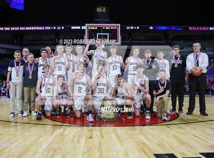 Thumbnail 3 in Graford vs. Jayton (UIL 1A Basketball State Final Medal Ceremony) photogallery.