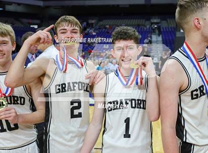 Thumbnail 3 in Graford vs. Jayton (UIL 1A Basketball State Final Medal Ceremony) photogallery.