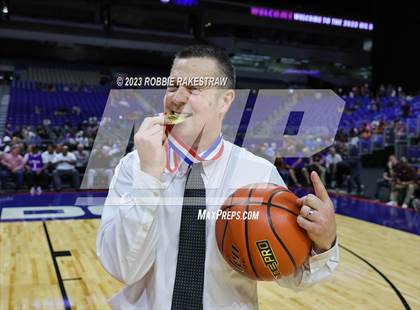 Thumbnail 3 in Graford vs. Jayton (UIL 1A Basketball State Final Medal Ceremony) photogallery.