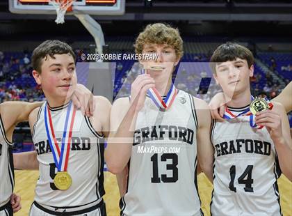 Thumbnail 3 in Graford vs. Jayton (UIL 1A Basketball State Final Medal Ceremony) photogallery.