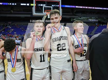Thumbnail 2 in Graford vs. Jayton (UIL 1A Basketball State Final Medal Ceremony) photogallery.