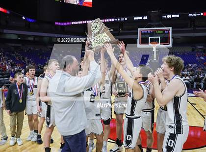 Thumbnail 2 in Graford vs. Jayton (UIL 1A Basketball State Final Medal Ceremony) photogallery.