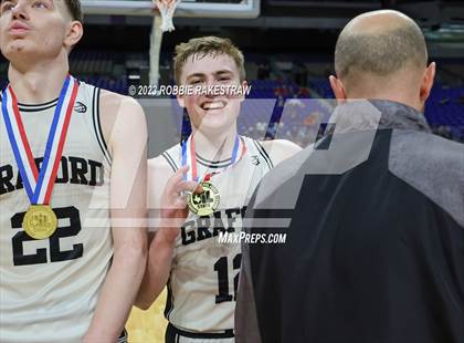 Thumbnail 3 in Graford vs. Jayton (UIL 1A Basketball State Final Medal Ceremony) photogallery.