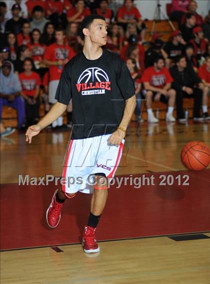Thumbnail 3 in Ribet Academy @ Village Christian (CIF SS D5AA Semifinal) photogallery.