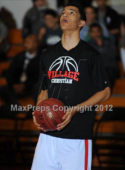 Thumbnail 3 in Ribet Academy @ Village Christian (CIF SS D5AA Semifinal) photogallery.