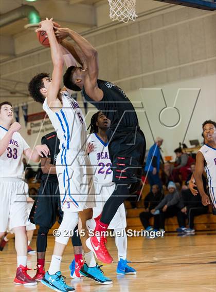 Thumbnail 2 in Salesian College Preparatory vs. Buchanan (Modesto Christian Holiday Hoops Classic) photogallery.