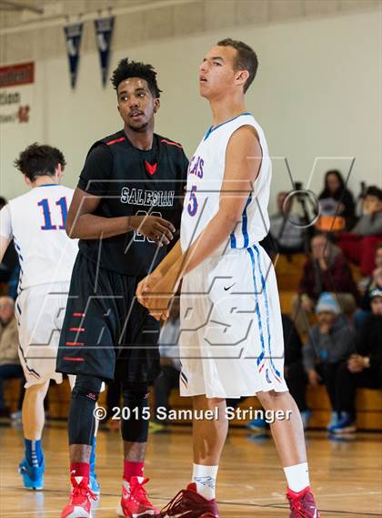 Thumbnail 2 in Salesian College Preparatory vs. Buchanan (Modesto Christian Holiday Hoops Classic) photogallery.