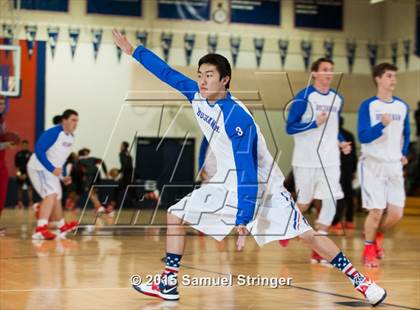 Thumbnail 3 in Salesian College Preparatory vs. Buchanan (Modesto Christian Holiday Hoops Classic) photogallery.