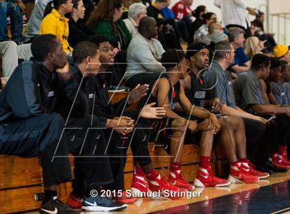 Thumbnail 2 in Salesian College Preparatory vs. Buchanan (Modesto Christian Holiday Hoops Classic) photogallery.