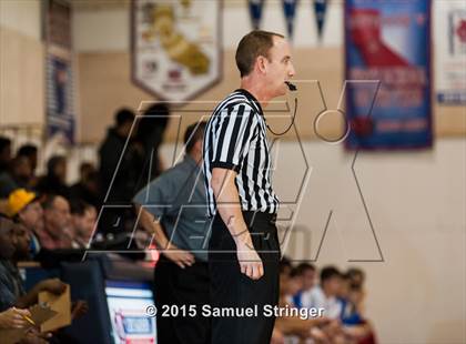 Thumbnail 2 in Salesian College Preparatory vs. Buchanan (Modesto Christian Holiday Hoops Classic) photogallery.