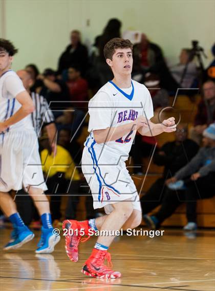 Thumbnail 2 in Salesian College Preparatory vs. Buchanan (Modesto Christian Holiday Hoops Classic) photogallery.