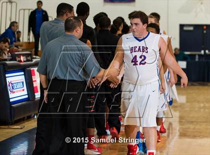 Thumbnail 2 in Salesian College Preparatory vs. Buchanan (Modesto Christian Holiday Hoops Classic) photogallery.