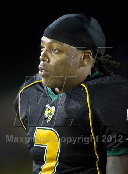 Thumbnail 2 in Yulee's Derrick Henry breaks national rushing record photogallery.