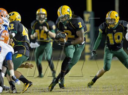 Thumbnail 1 in Yulee's Derrick Henry breaks national rushing record photogallery.