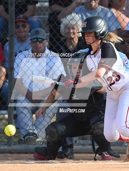 Thumbnail 1 in Ayala @ Hart (CIF SS D3 Semifinal) photogallery.