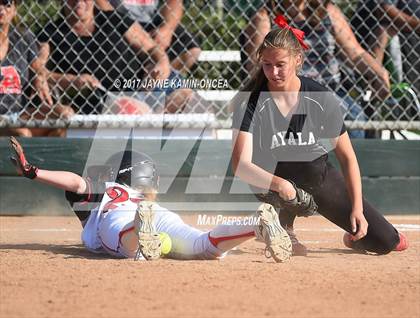 Thumbnail 1 in Ayala @ Hart (CIF SS D3 Semifinal) photogallery.