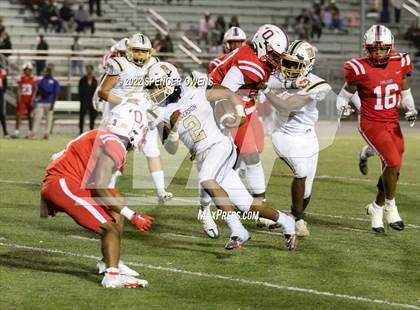Thumbnail 2 in T.C. Roberson @ Olympic (NCHSAA 4A West Conference Round 1 Playoff) photogallery.