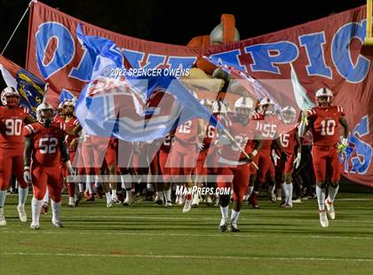 Thumbnail 2 in T.C. Roberson @ Olympic (NCHSAA 4A West Conference Round 1 Playoff) photogallery.