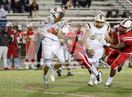 Thumbnail 1 in T.C. Roberson @ Olympic (NCHSAA 4A West Conference Round 1 Playoff) photogallery.