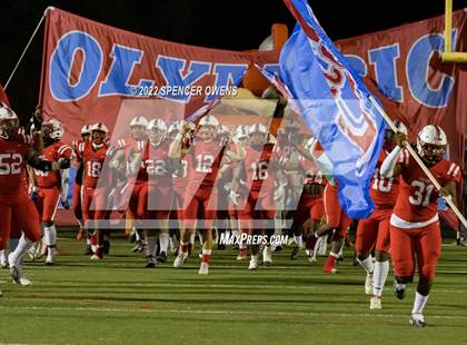 Thumbnail 3 in T.C. Roberson @ Olympic (NCHSAA 4A West Conference Round 1 Playoff) photogallery.