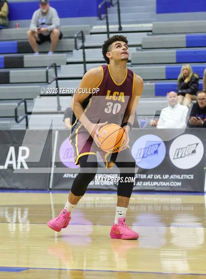 Thumbnail 2 in Layton Christian Academy vs. Pleasant Grove (5 for the Fight Hoopfest) photogallery.