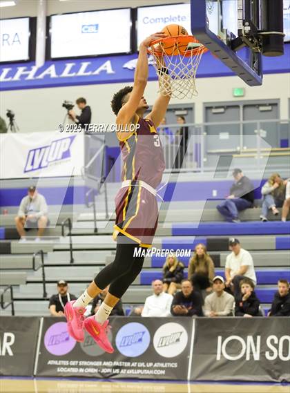 Thumbnail 3 in Layton Christian Academy vs. Pleasant Grove (5 for the Fight Hoopfest) photogallery.