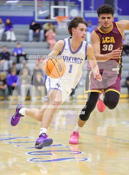 Thumbnail 1 in Layton Christian Academy vs. Pleasant Grove (5 for the Fight Hoopfest) photogallery.