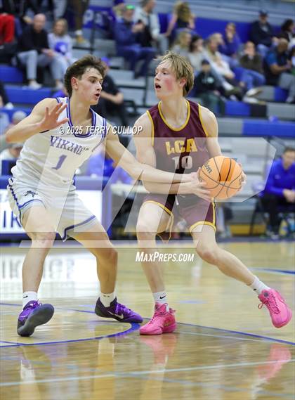 Thumbnail 3 in Layton Christian Academy vs. Pleasant Grove (5 for the Fight Hoopfest) photogallery.