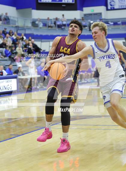 Thumbnail 3 in Layton Christian Academy vs. Pleasant Grove (5 for the Fight Hoopfest) photogallery.