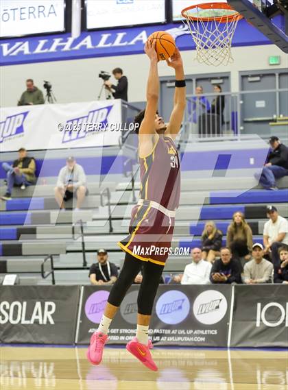 Thumbnail 2 in Layton Christian Academy vs. Pleasant Grove (5 for the Fight Hoopfest) photogallery.