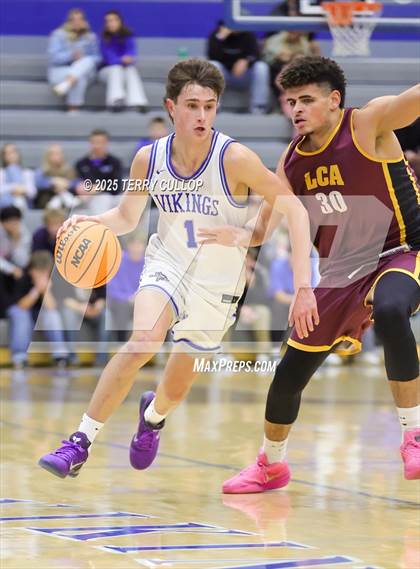 Thumbnail 2 in Layton Christian Academy vs. Pleasant Grove (5 for the Fight Hoopfest) photogallery.