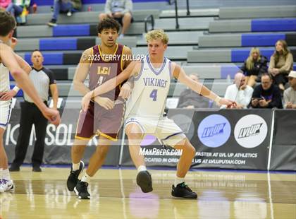 Thumbnail 3 in Layton Christian Academy vs. Pleasant Grove (5 for the Fight Hoopfest) photogallery.