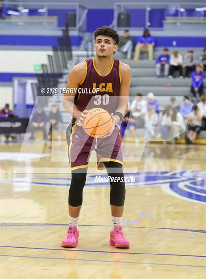 Thumbnail 2 in Layton Christian Academy vs. Pleasant Grove (5 for the Fight Hoopfest) photogallery.