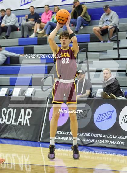 Thumbnail 1 in Layton Christian Academy vs. Pleasant Grove (5 for the Fight Hoopfest) photogallery.