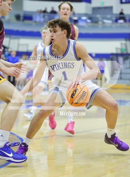 Thumbnail 3 in Layton Christian Academy vs. Pleasant Grove (5 for the Fight Hoopfest) photogallery.