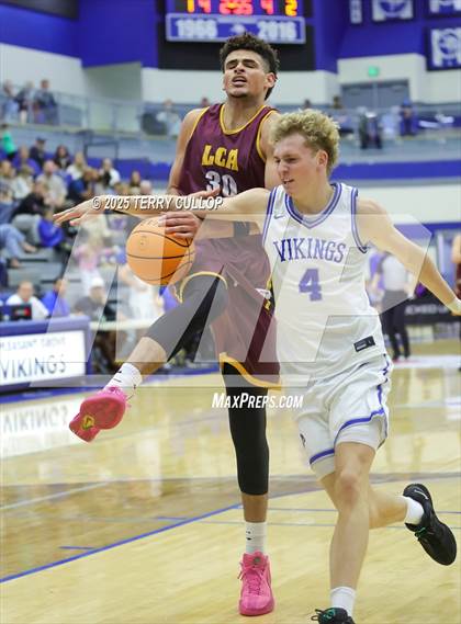 Thumbnail 2 in Layton Christian Academy vs. Pleasant Grove (5 for the Fight Hoopfest) photogallery.