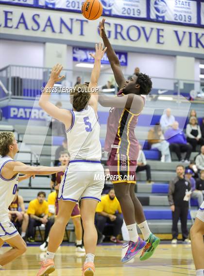 Thumbnail 3 in Layton Christian Academy vs. Pleasant Grove (5 for the Fight Hoopfest) photogallery.